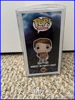 Back To The Future Michael J Fox Signed Funko Pop 961 Marty Beckett