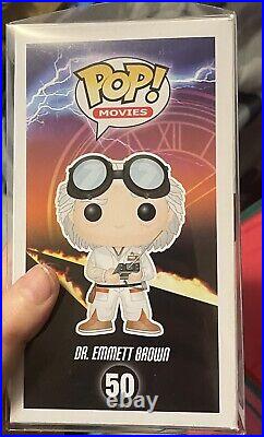 Back to the Future Autographed Doc Funko Pop Signed Christopher Lloyd Proof Pic