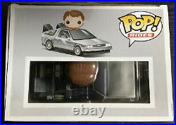 Back to the Future DeLorean Time Machine Pop! Vinyl Vehicle with Marty McFly NIB