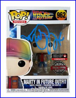Back to the Future Funko Pop #962 Signed by Michael J Fox 100% Authentic + COA
