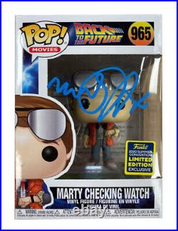 Back to the Future Funko Pop #965 Signed by Michael J Fox 100% Authentic + COA