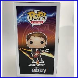 Back to the Future Marty McFly with Guitar Fan Expo 2018 BTTF FUNKO POP! Vinyl