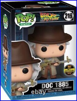 Back to the Future x Funko BTTF NFT Digital Pop DOC 1885 Physical Redeemable