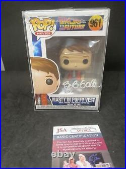 Bob Gale AUTOGRAPH Writer/Producer Of Back To The Future Signed Funko Pop JSA