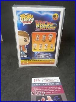 Bob Gale AUTOGRAPH Writer/Producer Of Back To The Future Signed Funko Pop JSA