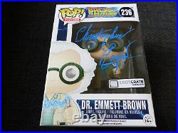 CHRISTOPHER LLOYD Signed Autograph BACK TO THE FUTURE Funko Pop! 236 Vinyl