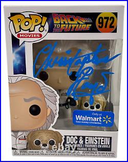 Christopher Lloyd Signed Back To The Future Doc Brown Funko 972 Beckett 18