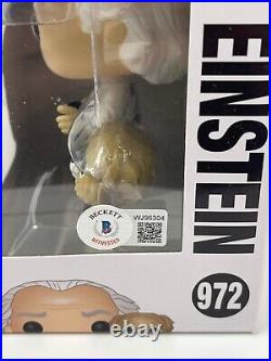 Christopher Lloyd Signed Back To The Future Doc Brown Funko 972 Beckett 21