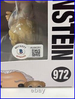 Christopher Lloyd Signed Back To The Future Doc Brown Funko 972 Beckett 23