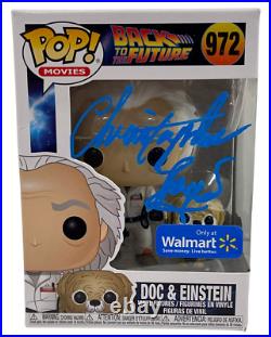 Christopher Lloyd Signed Back To The Future Doc Brown Funko 972 Beckett 27