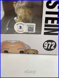 Christopher Lloyd Signed Back To The Future Doc Brown Funko 972 Beckett 51
