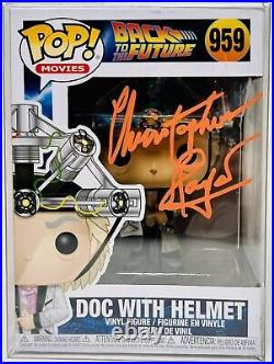 Christopher Lloyd Signed Back to the Future Doc Brown 959 Funko Auto withCOA