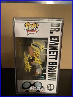 Christopher Lloyd Signed Funko Pop #50 Back To The Future