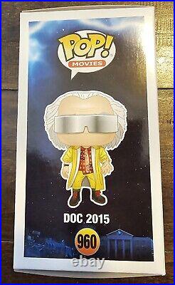 Christopher Lloyd signed Doc 2015 Back to the Future Funko Pop #960. Comes with