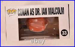 Conan As Dr. Ian Malcomlm Funko 33 Back to the Future Figure SDCC Tbs Exclusive