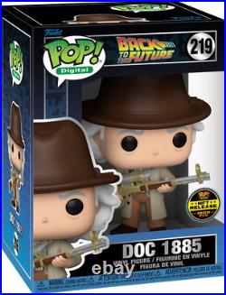 DOC 1885 Back To The Future Funko Pop! Digital LEGENDARY REDEEMABLE NFT CARD