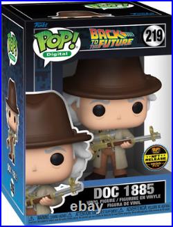 DOC 1885 Back To The Future Funko Pop! Digital LEGENDARY REDEEMABLE NFT CARD