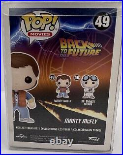 FUNKO POP BACK TO THE FUTURE AUTOGRAPHED Michael J Fox WithCOA