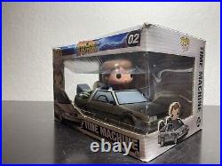 FUNKO POP! Back to The Future TIME MACHINE #02 VAULTED & RARE Free Shipping