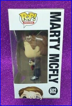 FUNKO POP MOVIES BACK TO THE FUTURE #602 MARTY MCFLY with GUITAR VINYL FIGURE