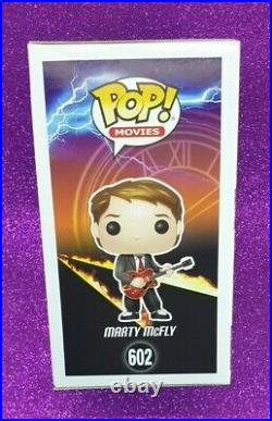 FUNKO POP MOVIES BACK TO THE FUTURE #602 MARTY MCFLY with GUITAR VINYL FIGURE