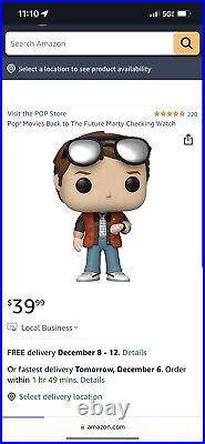 FUNKO Pop Back To The Future Lot Of 6! 4 Marty's And 2 Docs