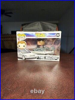 Funko BTTF Marty McFly (In DeLorean) #2 Auto By Michael J Fox withPSA COA