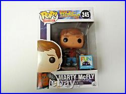 Funko Back to the Future 2 Marty McFly Hover Board FUN! Exclusive Figure NEW
