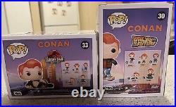 Funko Conan Marty McFly Back Future Ian Malcolm TBS SDCC Exclusive 30 33 Park