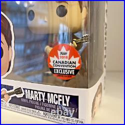 Funko POP! 2018 Marty Mcfly Canadian Conv Back To The Future #602 + Protector