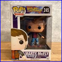 Funko POP! BACK TO THE FUTURE 245 MARTY McFLY Vinyl Figure Hard to find YO