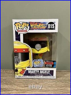 Funko POP! Back to the Future Marty McFly 815 Radiation Suit 2019 NYCC Exclusive