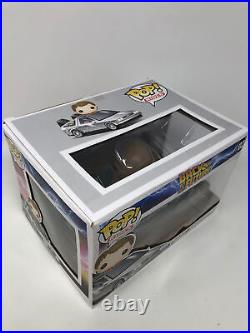 Funko POP! Movies Back to the Future Marty McFly In DeLorean DAMAGED BOX