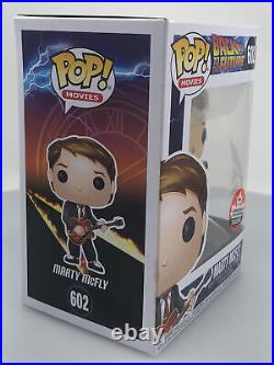 Funko POP! Movies Back to the Future Marty McFly with Guitar #602 DAMAGED