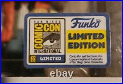 Funko POP! Movies Marty Checking Watch #965 Rare 2020 SDCC Sticker Box Dmg