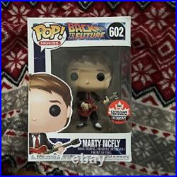 Funko POP! Vinyl Figure Marty McFly W Guitar Exclusive 602 Canadian Convention