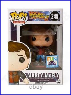Funko Pop! #245 Marty McFly Hoverboard Fun Exclusive Vaulted NIB RARE HTF