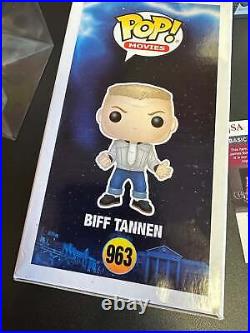 Funko Pop Back To The Future Biff Tannen 963 Signed Autograph Tom Wilson Jsa Not