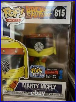 Funko Pop! Back to the Future 815 Marty McFly Radiation Suit 2019 NYCC Exclusive