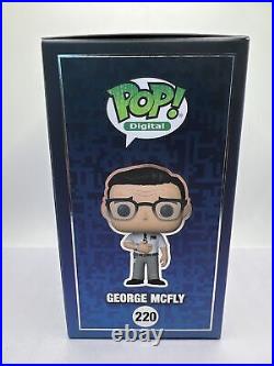 Funko Pop! Digital #220 BTTF George McFly Legendary LE 1900 +Protector