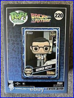 Funko Pop Digital Back To The Future George Mcfly #220 Le 1900 In Hand