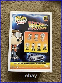 Funko Pop Marty Checking Watch Official Con Sticker