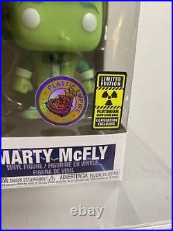 Funko Pop! Marty McFly #49 Plutonium Glow in the Dark 3000 PCS Plastic Empire