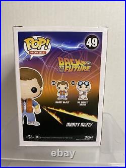 Funko Pop! Marty McFly #49 Plutonium Glow in the Dark 3000 PCS Plastic Empire