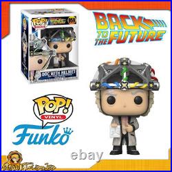 Funko Pop! Vinyl Movies Doc With Helmet For Return A Future Back to The Future