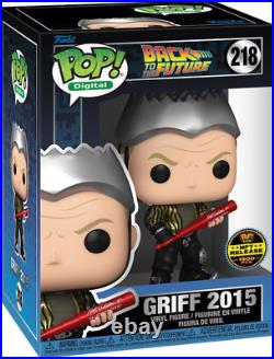 GRIFF 2015 Back To The Future Funko Pop! Digital LEGENDARY REDEEMABLE NFT CARD