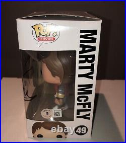 James Tolkan Mr. Strickland Marty McFly #49 Signed Funko Beckett RARE A