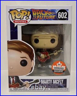 Marty McFly Guitar #602 Funko Pop! Vinyl Exclusive Canada Back To The Future