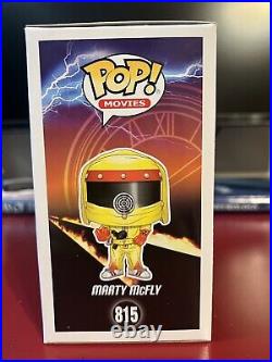 Marty McFly (Hazmat Anti-Radiation Suit) NYCC Funko Pop #815 with Protector