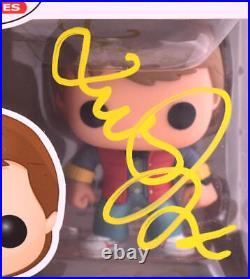Michael J. Fox Autographed Marty in Future Funko Pop Figurine #49- JSA W Yellow